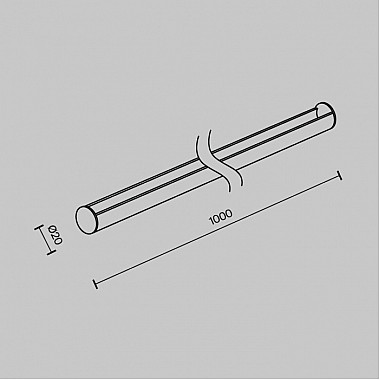 Опорный стержень Accessories for system Parity TRA130SR-1B