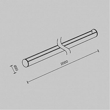 Опорный стержень Accessories for system Parity TRA130SR-2B