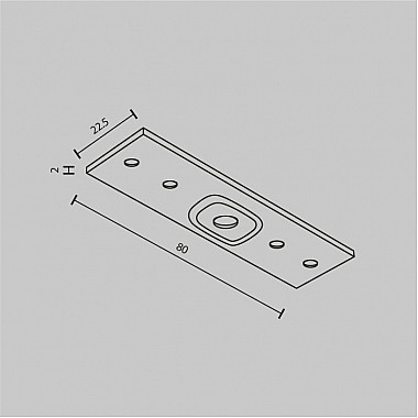 Соединитель прямой Accessories for tracks Exility TRA034C-21W