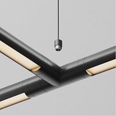 Тросовый подвес с потолочной чашей Accessories for system Shelf CA029SW-L1000-B