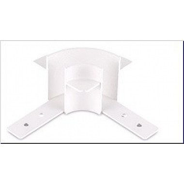 Соединитель угловой Slim Line L round corner DLS InW