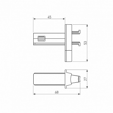 Соединитель Slim Magnetic 85011/00