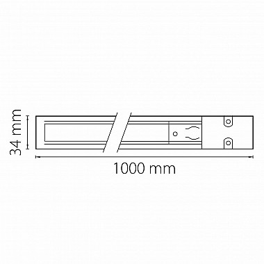 Шинопровод трехфазный Lightstar Barra 504015