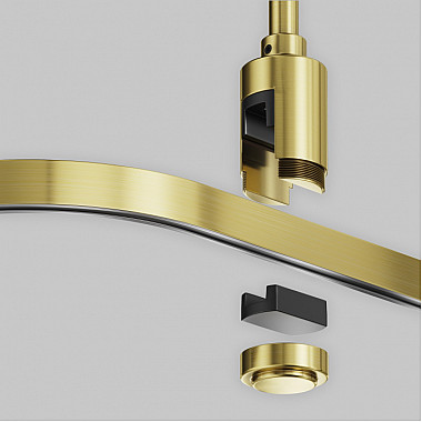 Коннектор радиусный Accessories For Tracks Flarity TRX154-RC80-BS