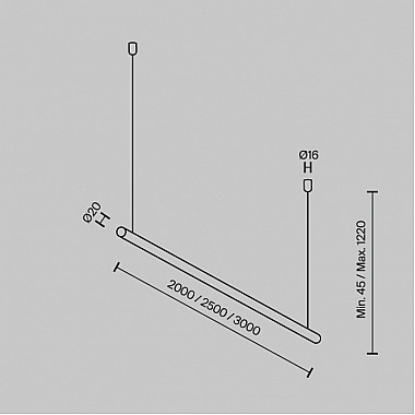 Подвес для штанги Accessories for system Parity TRA130SWK-B