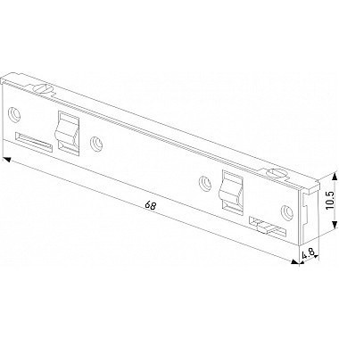 Коннектор прямой Mini Magnetic 95131/00