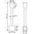 Соединитель на стойке CODE 1.2 Connector 180 H135 B DL20224