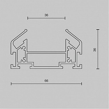 Профиль Accessories for tracks Unity TRA001MP-112S