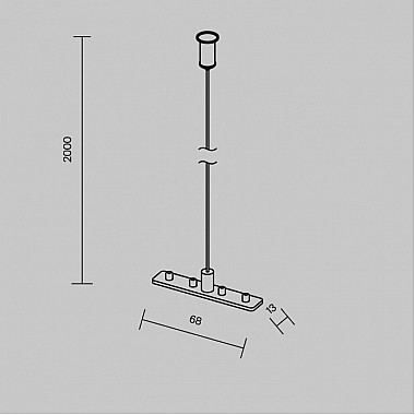 Подвесной комплект Accessories for tracks Exility TRAM034SW-2S