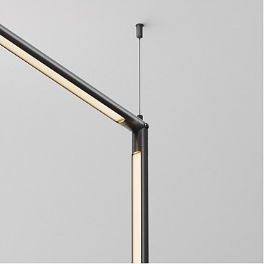 Угловой коннектор без ввода питания Accessories for system Shelf CA014CL-B