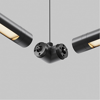 Угловой коннектор без ввода питания Accessories for system Shelf CA014CL-B