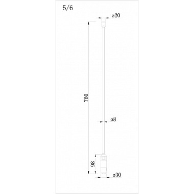 Стойка CODE 1.2 Double Stand H700 B DL20224