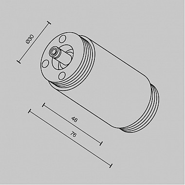 Коннектор прямой Accessories for system Shelf CA013IC-B