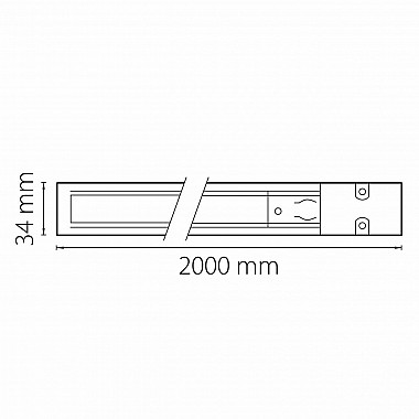 Шинопровод трехфазный Lightstar Barra 504025