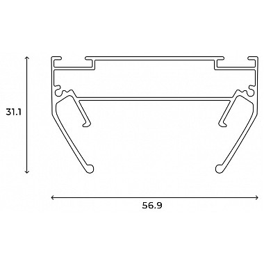 Закладной профиль Skylite HSBL_0193