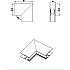 Соединитель угловой SPACE-Track system Outter corner CW