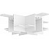 Соединитель X-образный SMART HIDE TR2114-WH