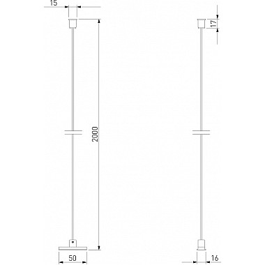 Подвесной комплект Line Magnetic 85226/00