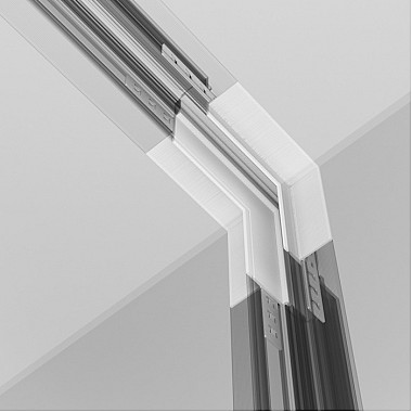 Соединитель угловой Accessories for tracks Exility TRA034ICL-42.12W