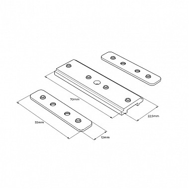 Планка соединительная ST13 Bk