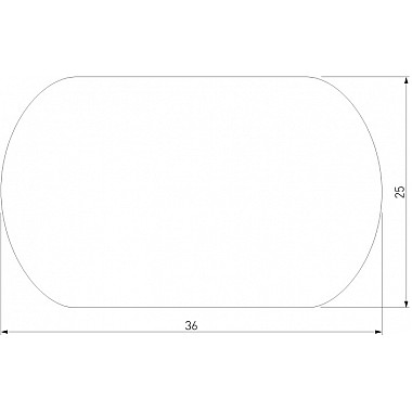 Заглушка Slim Magnetic 85134/00
