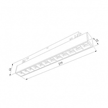 Трековый светодиодный светильник Elektrostandard Slim Magnetic 85005/01 4690389178917