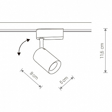Трековый светодиодный светильник Nowodvorski Profile Iris 8998