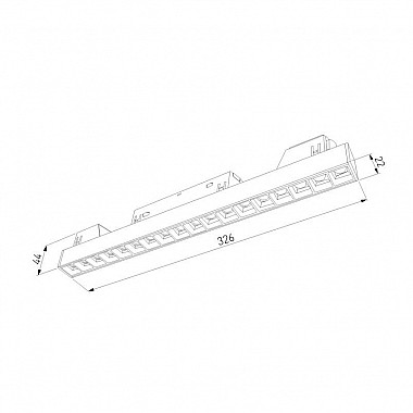 Трековый светодиодный светильник Elektrostandard Slim Magnetic 85006/01 4690389178924