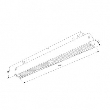 Трековый светодиодный светильник Elektrostandard Slim Magnetic 85008/01 4690389178948
