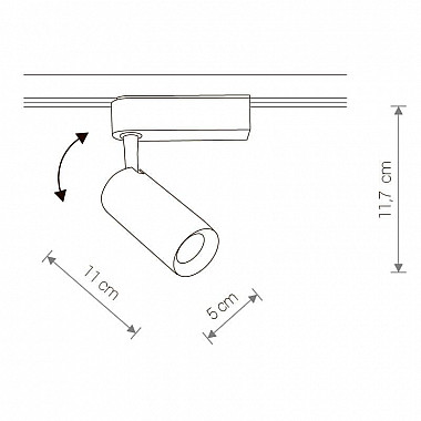 Трековый светодиодный светильник Nowodvorski Profile Iris 9002