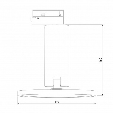 Трековый светодиодный светильник Elektrostandard Brain LTB50 12W 4200K белый 4690389148149