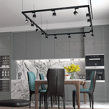 Трековый светодиодный светильник Novotech Knof 358725