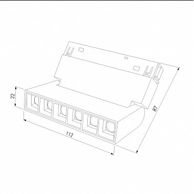 Трековый светодиодный светильник Elektrostandard Slim Magnetic 85009/01 4690389178825