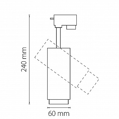 Трековый светодиодный светильник Lightstar Fuoco Led 215246