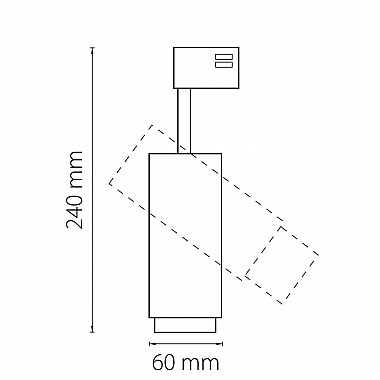 Трековый светодиодный светильник Lightstar Fuoco Led 215436
