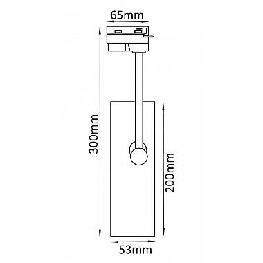 Трековый светильник однофазный Crystal Lux CLT 0.31 005 WH