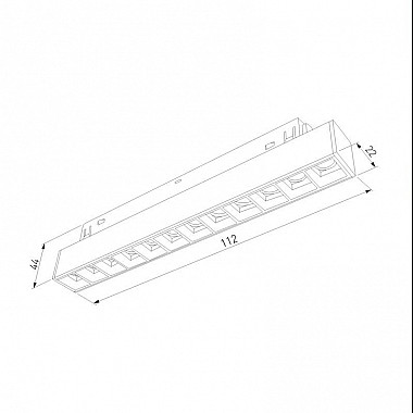 Трековый светодиодный светильник Elektrostandard Slim Magnetic 85004/01 4690389178900