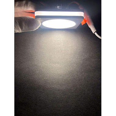 Встраиваемый светодиодный светильник Elvan VLS-109SQ-7W-WW-Wh