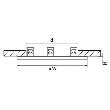 Рамка Lightstar Intero 16 217536