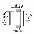 Встраиваемый светодиодный светильник SLV Bedside Right 146252