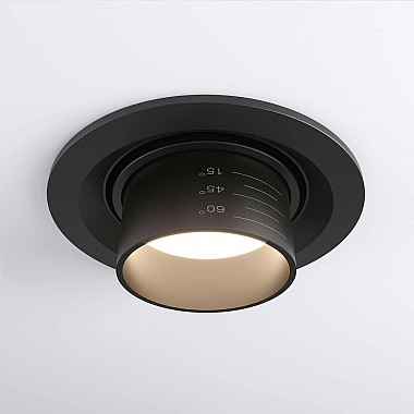 Встраиваемый светодиодный светильник Elektrostandard 9920 LED 15W 4200K черный 4690389162879