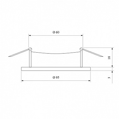 Встраиваемый светильник Elektrostandard Dorma 25001/01 4690389178214