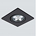Встраиваемый светодиодный светильник Elektrostandard 15273/LED черный 4690389176661