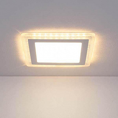 Встраиваемый светодиодный светильник Elektrostandard DLS024 12+6W 4200K 4690389107146
