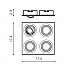 Встраиваемый светильник Azzardo Caro 4 Square AZ2442