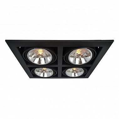 Встраиваемый светильник Arte Lamp Cardani A5935PL-4BK