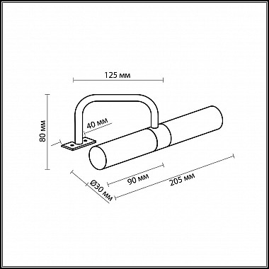 Подсветка для зеркал Odeon Light Izar 2445/2