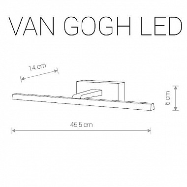 Подсветка для зеркал Nowodvorski Van Gogh Led 9348