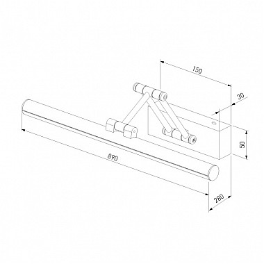 Подсветка для картин Monza 40156/LED