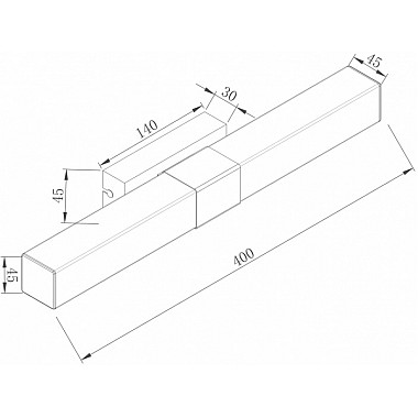 Подсветка для картин Glanz  MIR006WL-L8CH